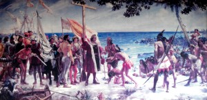 columbus møder indianere i 1492, museet La Gomera