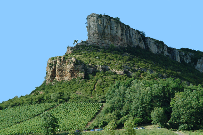Solutré-klippen, Bourgogne