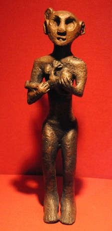 Ammende kvinde,  Horoztepe godt 4000 år gammel, museet for anatolske civilisationer, Ankara
