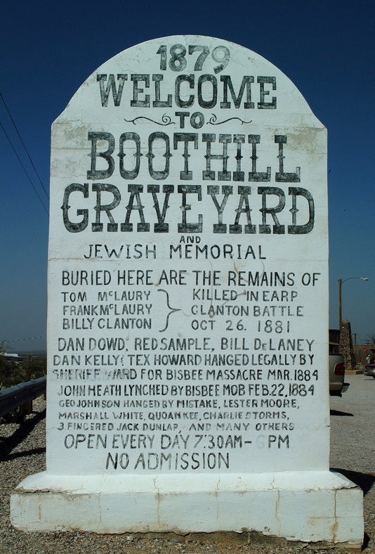 BOOTHILL, TOMBSTONE