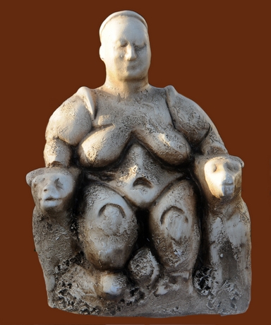 Moderfigurine, Catal Hüyük, Museet for anatolske civilisationer, Ankara