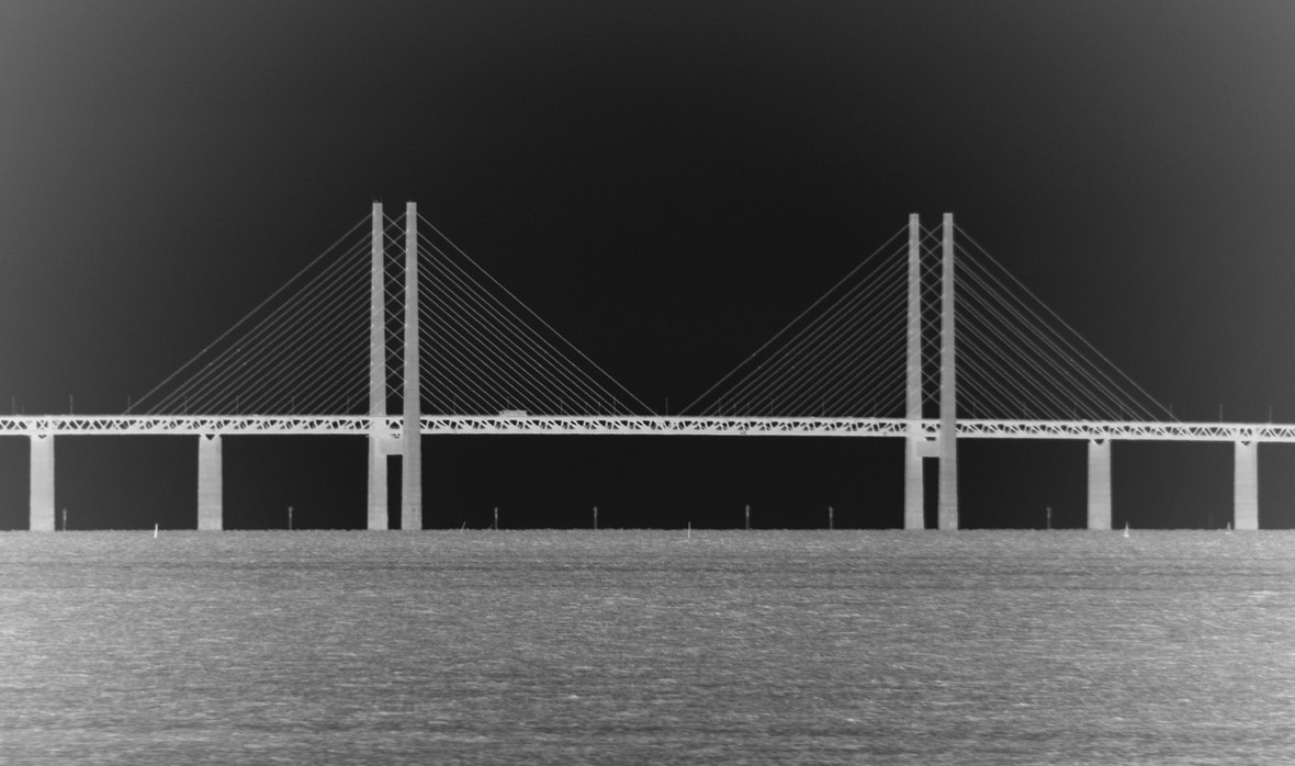 Øresundsbroen set fra Malmø